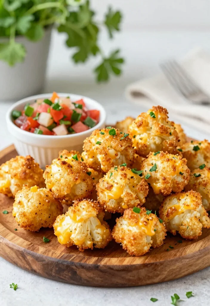18 Gluten Free Casein Free Recipes Kids Love (Nutritious) - 4. Cheesy Cauliflower Bites 1