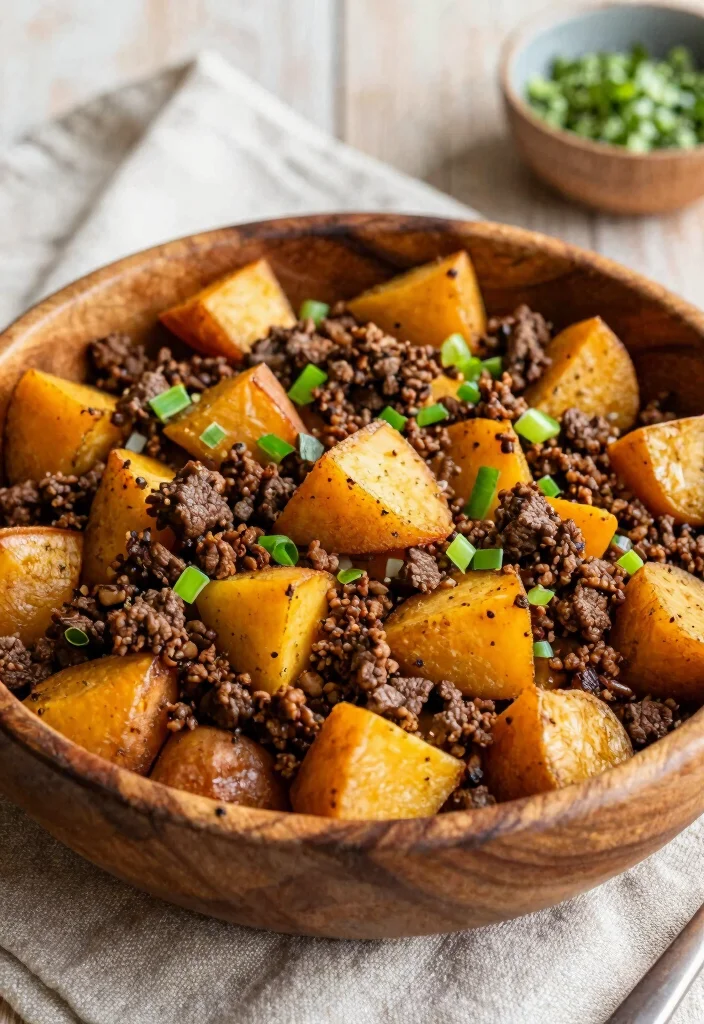 18 Gluten Free Dairy Free Ground Beef Recipes for Easy Dinners - 3. Ground Beef and Sweet Potato Hash 1