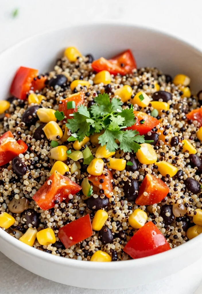 18 Gluten Free Dairy Free Lunch Recipes You Can Take On the Go - 1. Quinoa & Black Bean Salad 1