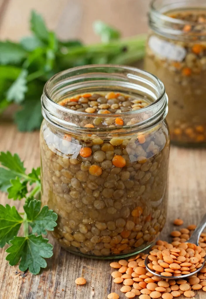 18 Gluten Free Dairy Free Lunch Recipes You Can Take On the Go - 13. Lentil Soup in a Jar 1