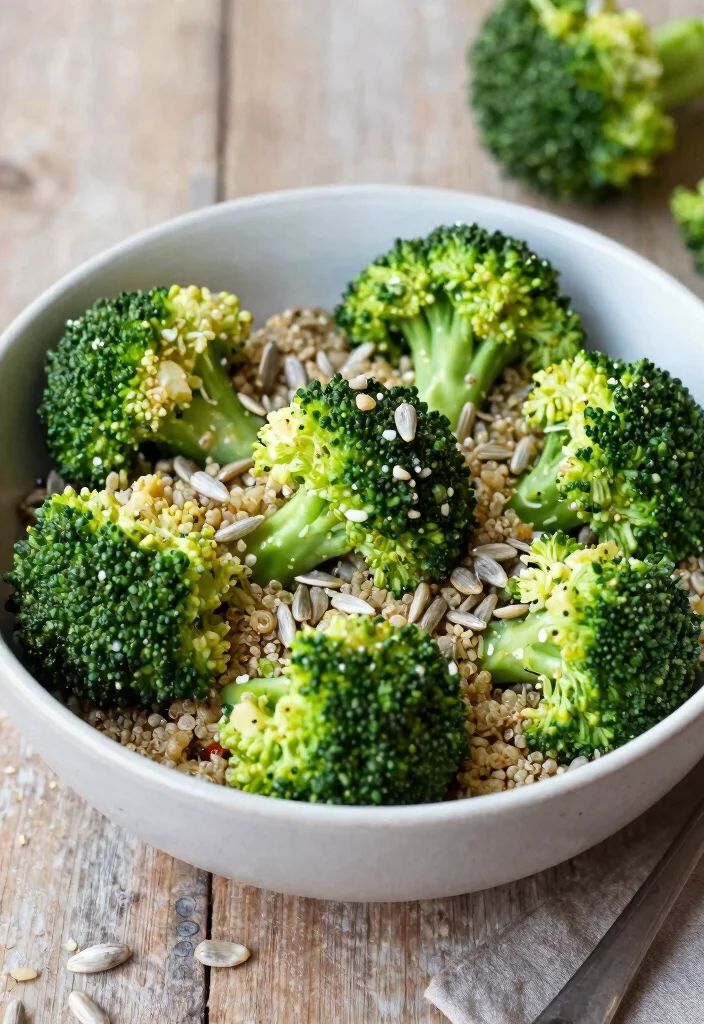 18 Gluten Free Dairy Free Lunch Recipes You Can Take On the Go - 15. Broccoli & Quinoa Salad 1
