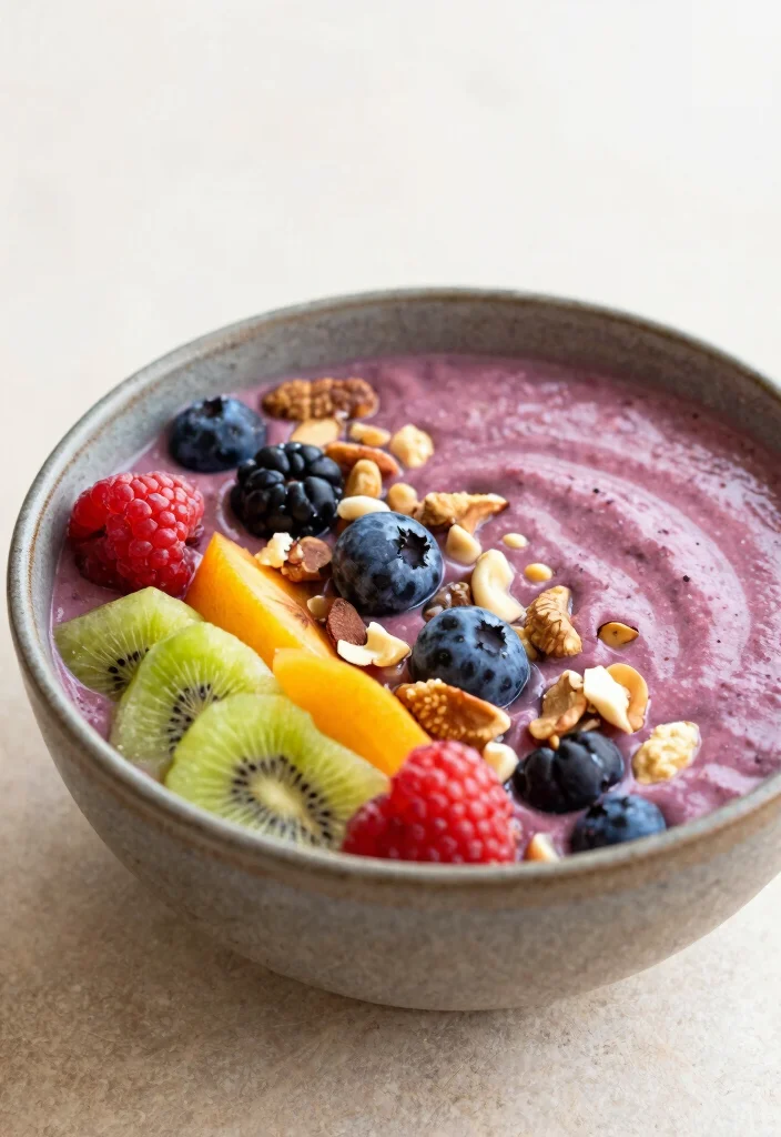 18 Gluten Free Dairy Free Lunch Recipes You Can Take On the Go - 18. Berry Smoothie Bowl 1