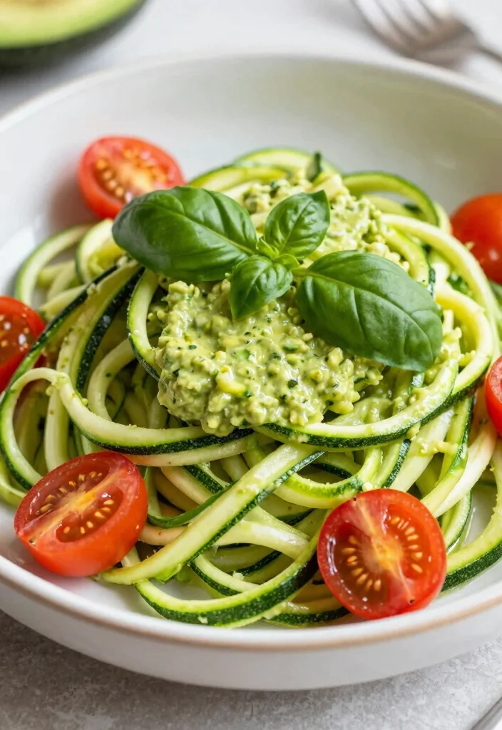 18 Gluten Free Dairy Free Lunch Recipes You Can Take On the Go - 2. Zucchini Noodles with Pesto 1