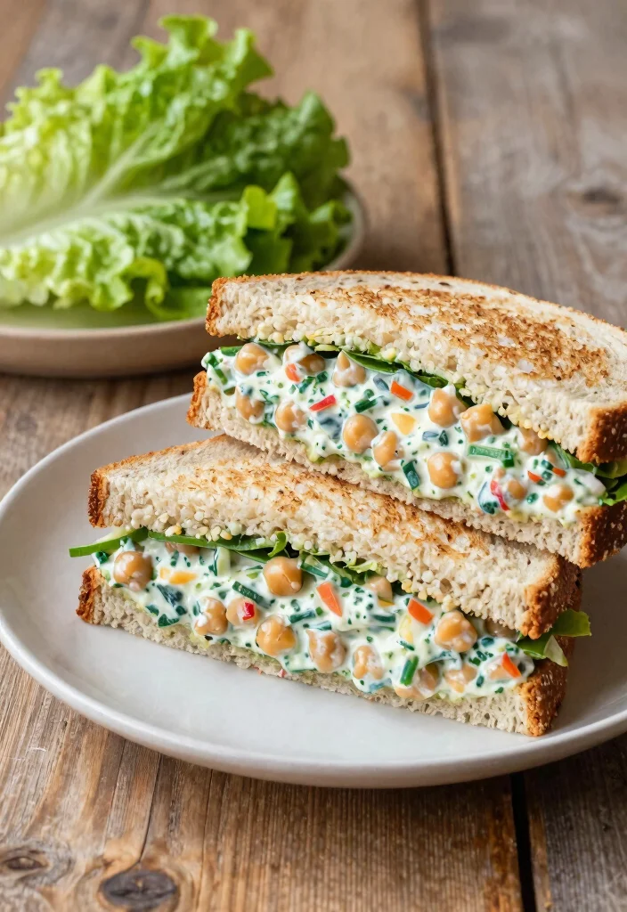 18 Gluten Free Dairy Free Lunch Recipes You Can Take On the Go - 3. Chickpea Salad Sandwich 1