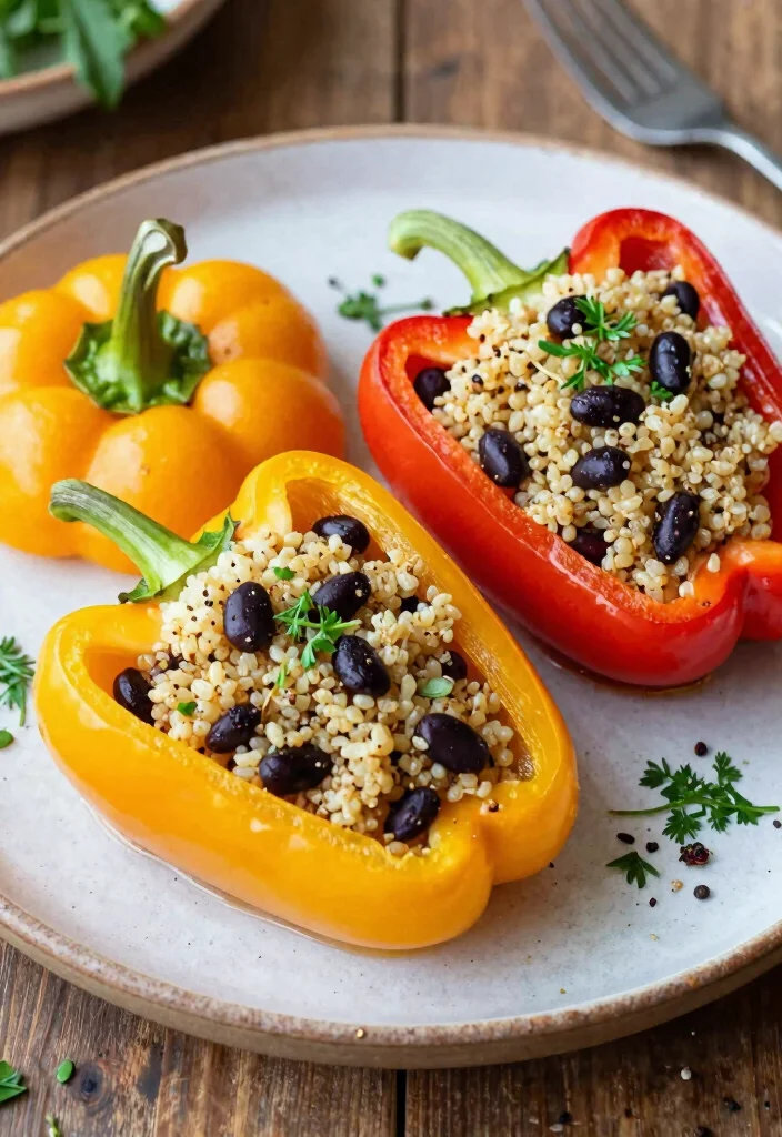 18 Gluten Free Dairy Free Lunch Recipes You Can Take On the Go - 9. Stuffed Bell Peppers 1