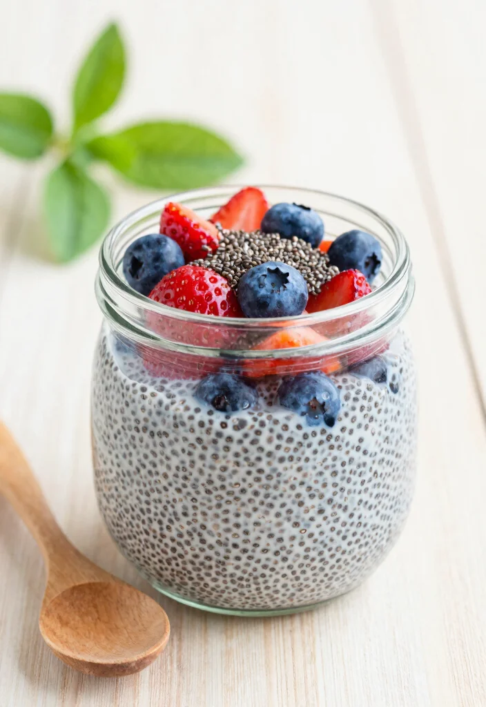 18 Gluten and Dairy Free Breakfast Recipes You Can Make Ahead - 1. Berry Chia Seed Pudding 1