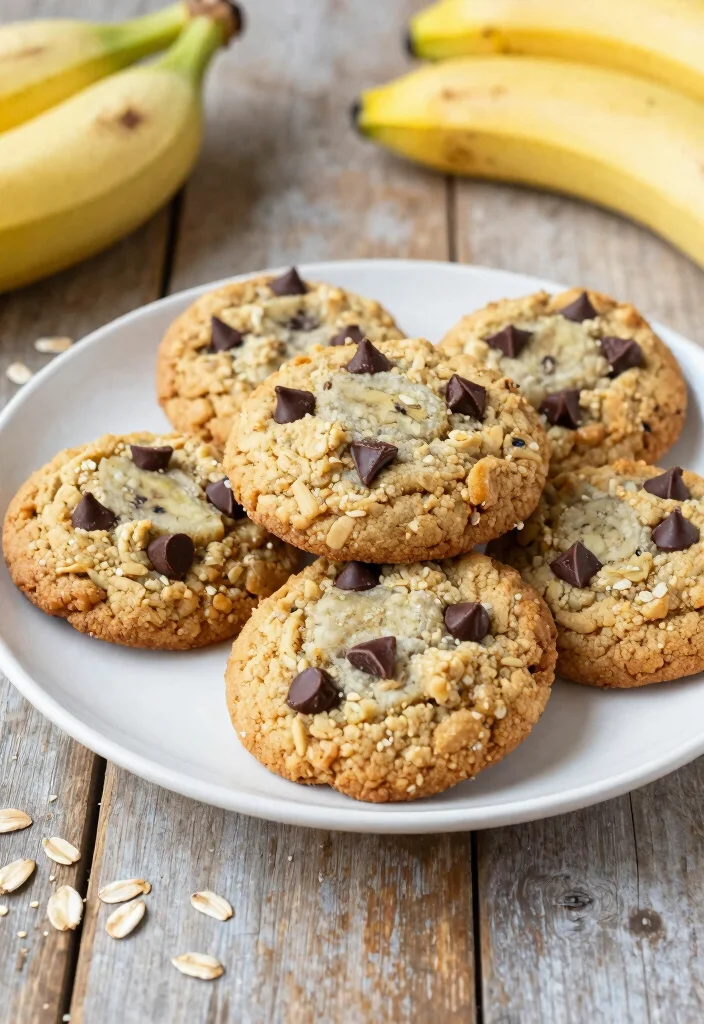 18 Gluten and Dairy Free Recipes for Desserts (Easy & Delicious) - 3. Banana Oatmeal Cookies 1