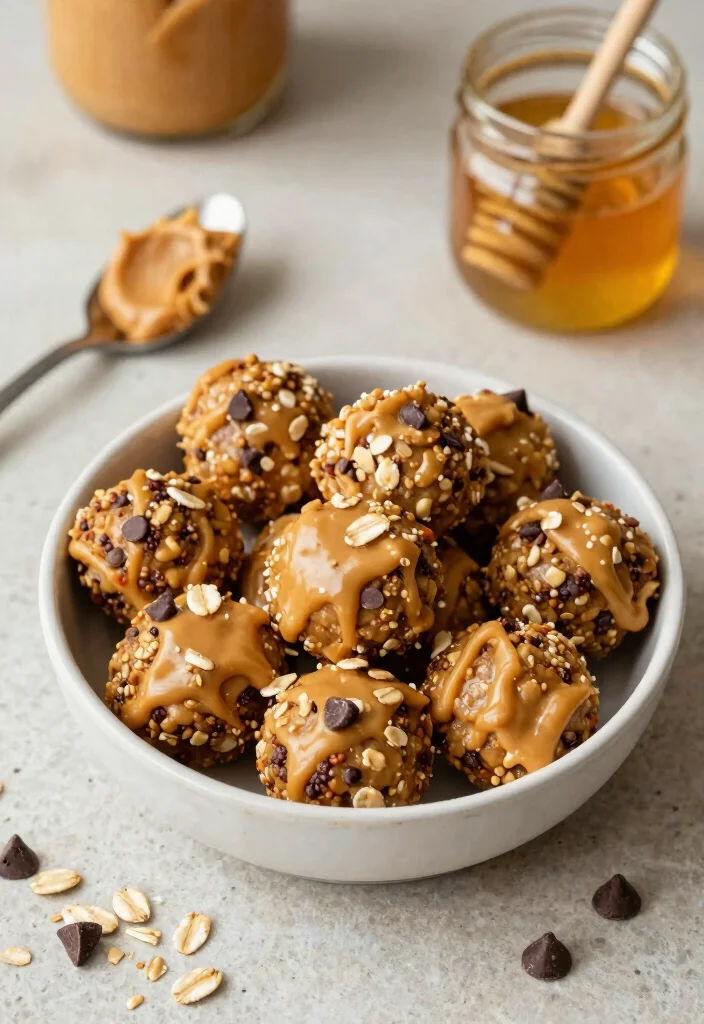18 Gluten and Dairy Free Recipes for Desserts (Easy & Delicious) - 5. Peanut Butter Energy Bites 1