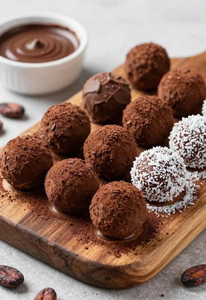 18 Gluten and Dairy Free Recipes for Desserts (Easy & Delicious) - 7. Chocolate Coconut Truffles 1