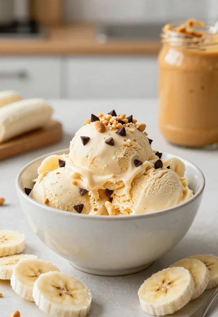 18 Vegan Dairy Free Gluten Free Recipes for Plant-Based Living - 10. Peanut Butter Banana Ice Cream 1