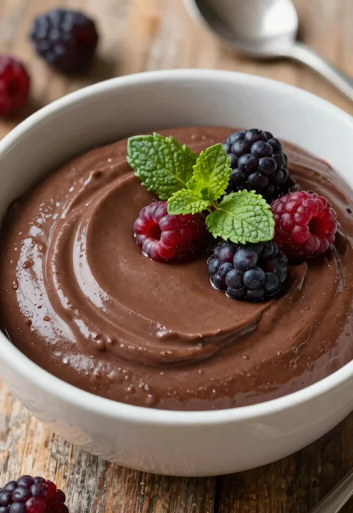 18 Vegan Dairy Free Gluten Free Recipes for Plant-Based Living - 18. Vegan Chocolate Pudding 1