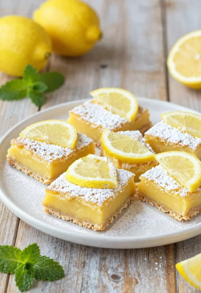 18 Vegan Dairy Free Gluten Free Recipes for Plant-Based Living - 7. Vegan Lemon Bars 1