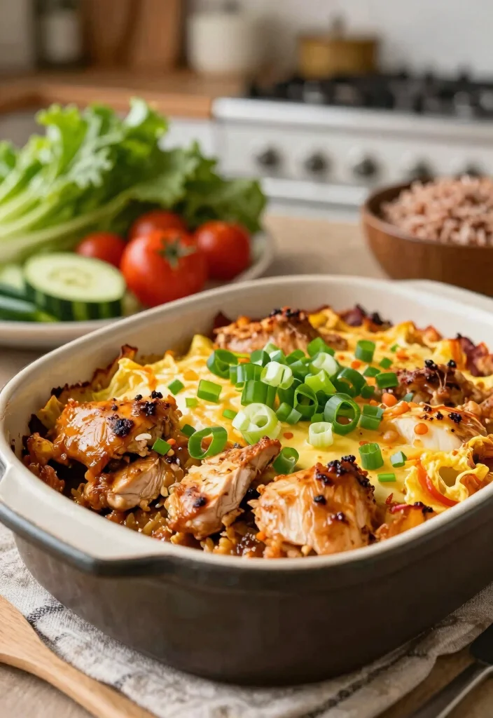 19 Gluten Free Casserole Recipes for Dinner You Can Make Ahead - 14. Teriyaki Chicken Casserole 1