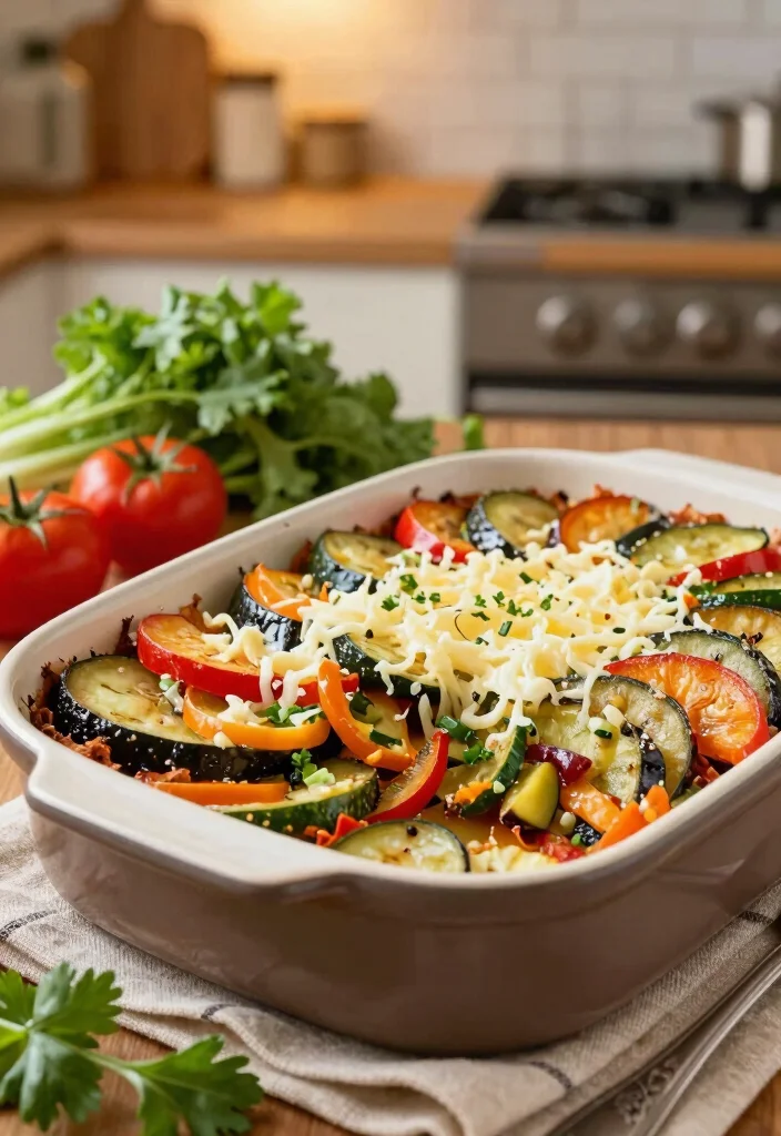 19 Gluten Free Casserole Recipes for Dinner You Can Make Ahead - 17. Baked Ratatouille Casserole 1