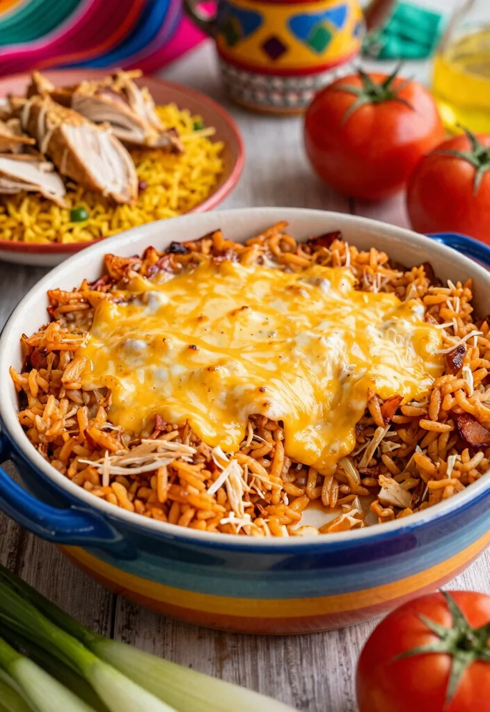 19 Gluten Free Casserole Recipes for Dinner You Can Make Ahead - 5. Mexican Chicken and Rice Casserole 1