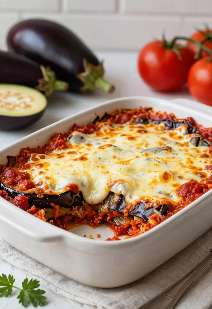 19 Gluten Free Casserole Recipes for Dinner You Can Make Ahead - 7. Eggplant Parm Casserole 1