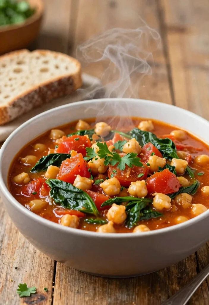 19 Gluten Free Dairy Free Recipes for Dinner That's Family-Friendly - 12. Chickpea and Spinach Stew 1