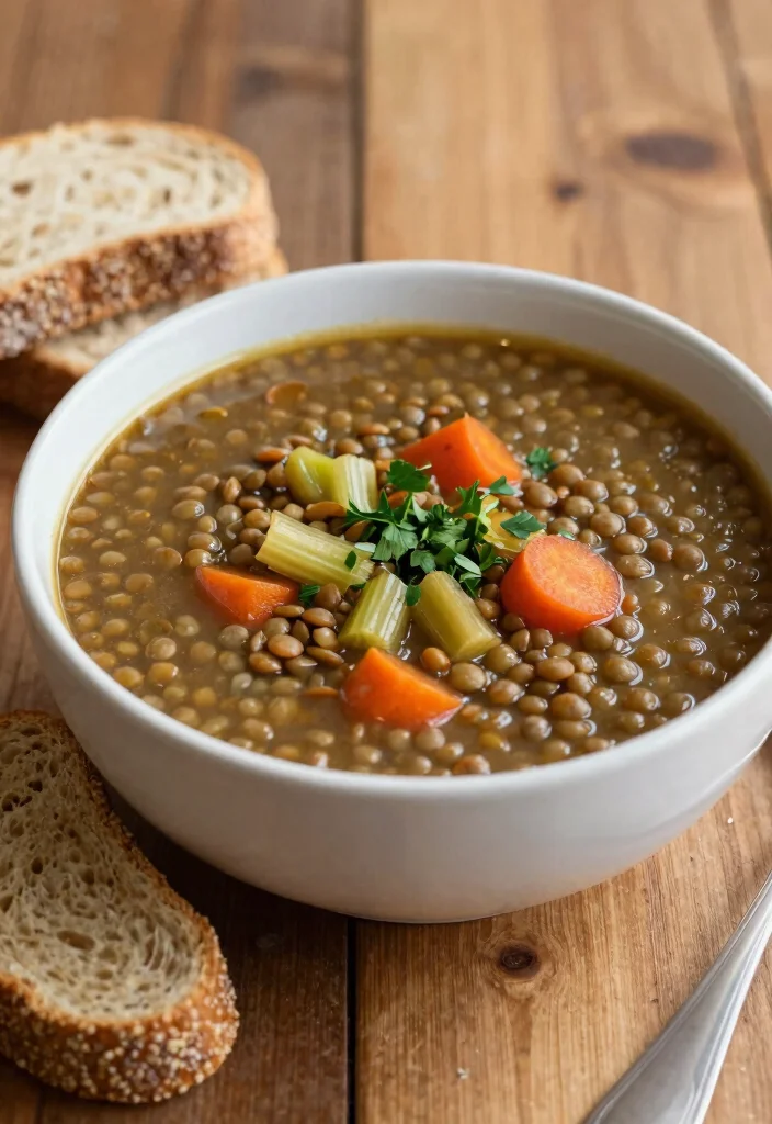 19 Gluten Free Dairy Free Recipes for Dinner That's Family-Friendly - 14. Hearty Lentil Soup 1
