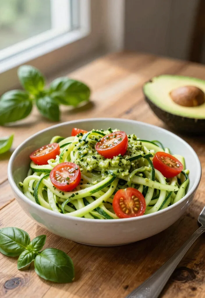 19 Gluten Free Dairy Free Recipes for Dinner That's Family-Friendly - 3. Zucchini Noodles with Avocado Pesto 1