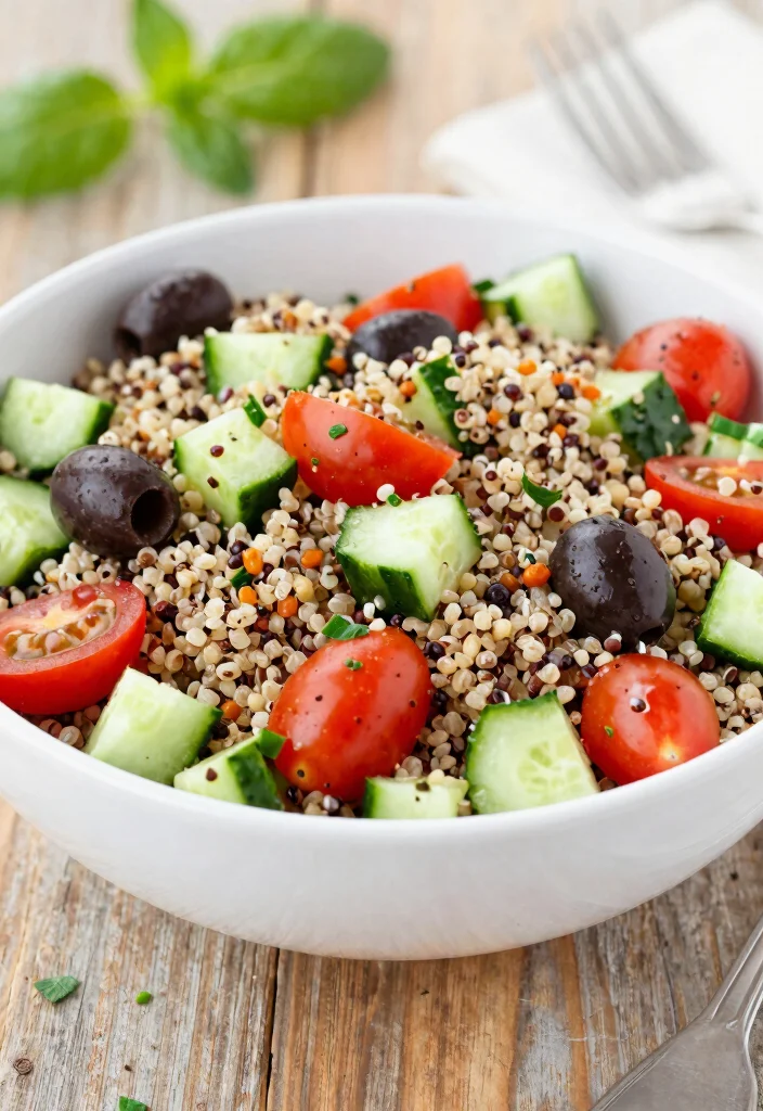 19 Gluten Free Dairy Free Recipes for Dinner That's Family-Friendly - 7. Mediterranean Quinoa Salad 1