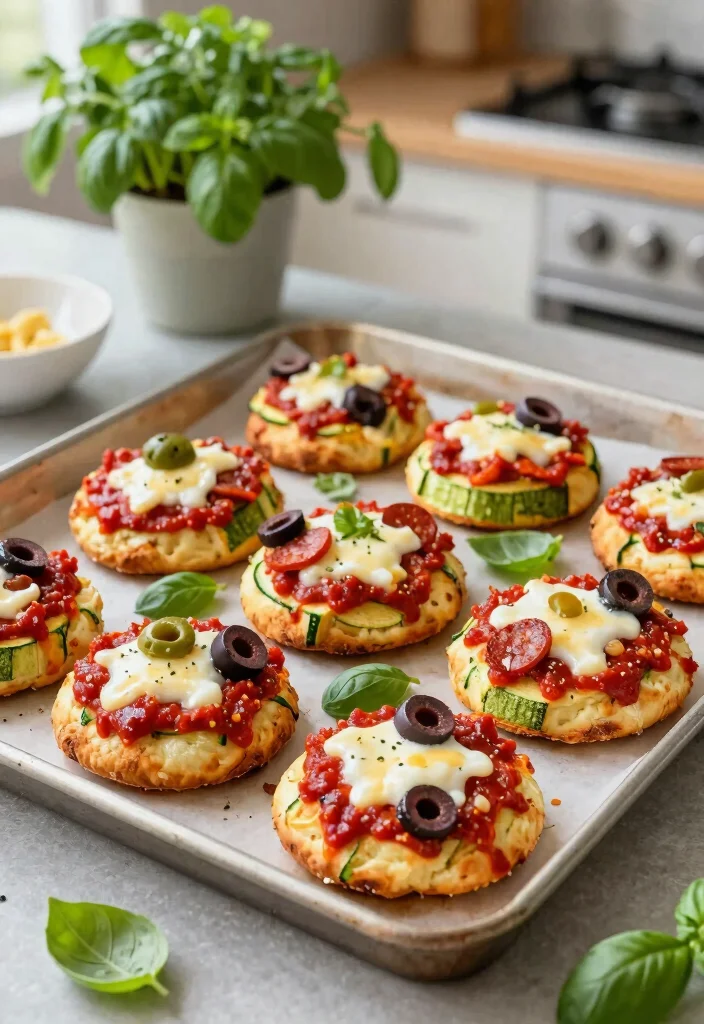 19 Gluten Free Dairy Free Recipes for Kids They'll Actually Eat - 2. Zucchini Pizza Bites 1