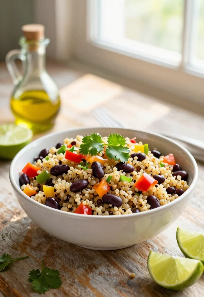 19 Gluten Free Recipes for New Moms: Easy & Nutritious Options - 1. Quinoa and Black Bean Salad 1