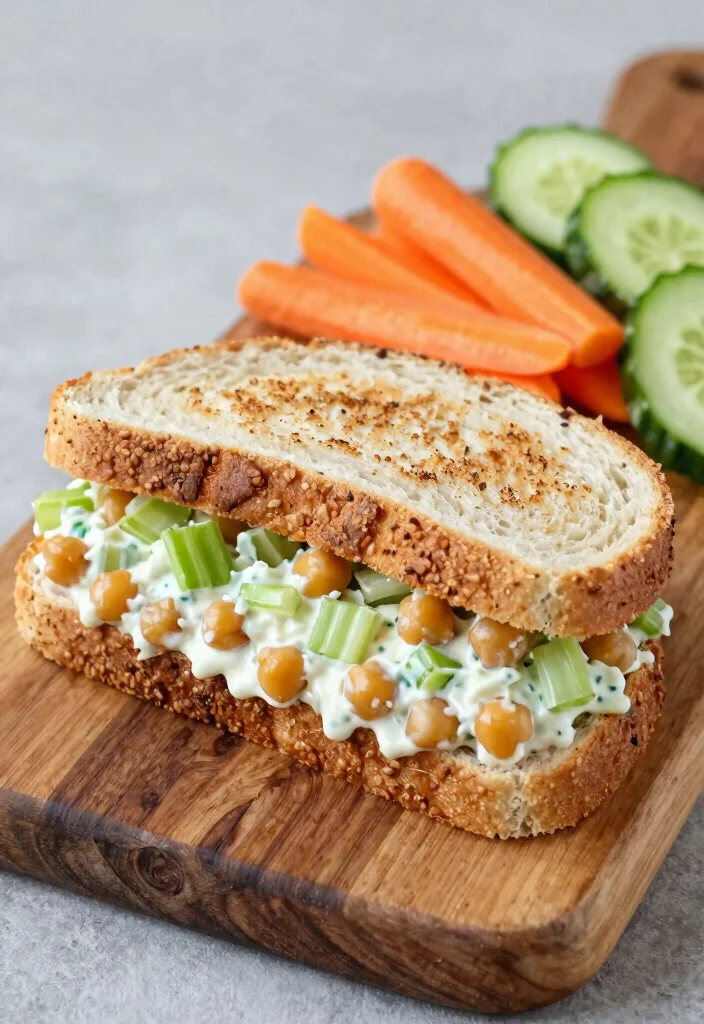 19 Gluten and Dairy Free Recipes Easy to Prepare Quickly - 11. Chickpea Salad Sandwich 1