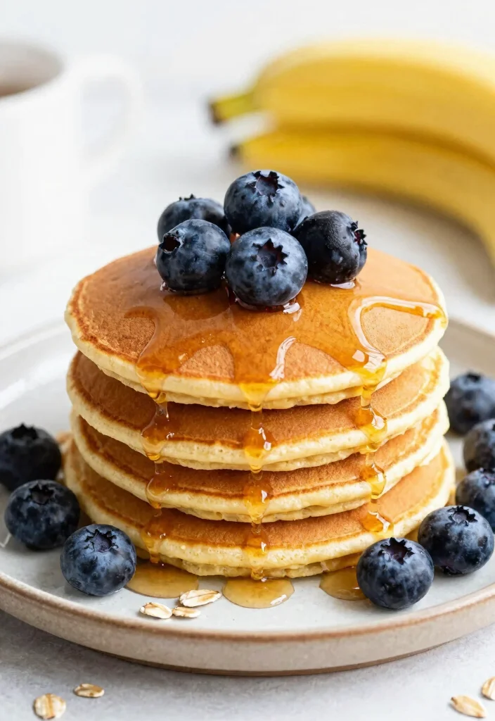 19 Gluten and Dairy Free Recipes Easy to Prepare Quickly - 15. Banana Oatmeal Pancakes 1