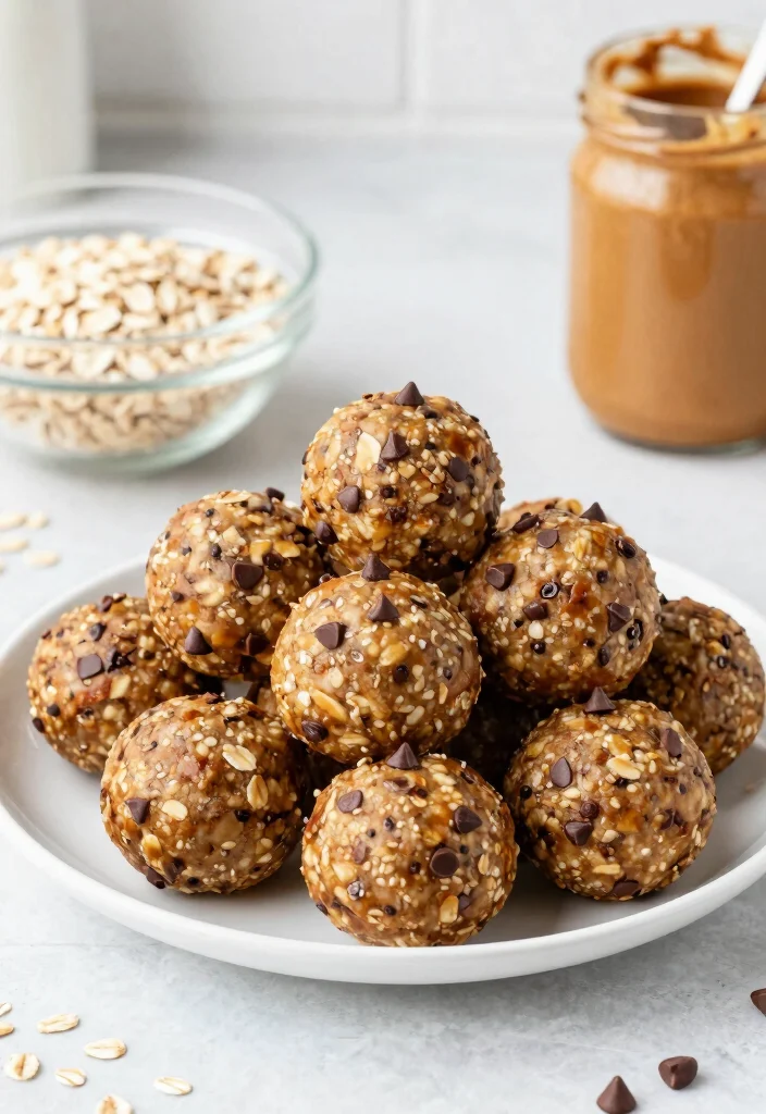 19 Gluten and Dairy Free Recipes Easy to Prepare Quickly - 19. Oatmeal Energy Balls 1