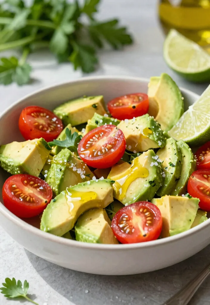 19 Gluten and Dairy Free Recipes Easy to Prepare Quickly - 6. Avocado and Tomato Salad 1