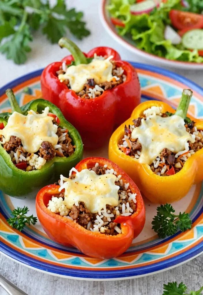 19 Low Carb Gluten Free Recipes for Dinner (Keto Approved) - 10. Stuffed Bell Peppers 1