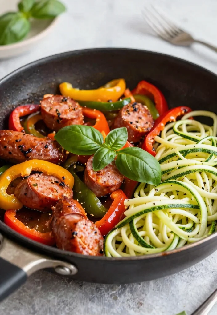 19 Low Carb Gluten Free Recipes for Dinner (Keto Approved) - 11. Italian Sausage and Peppers 1