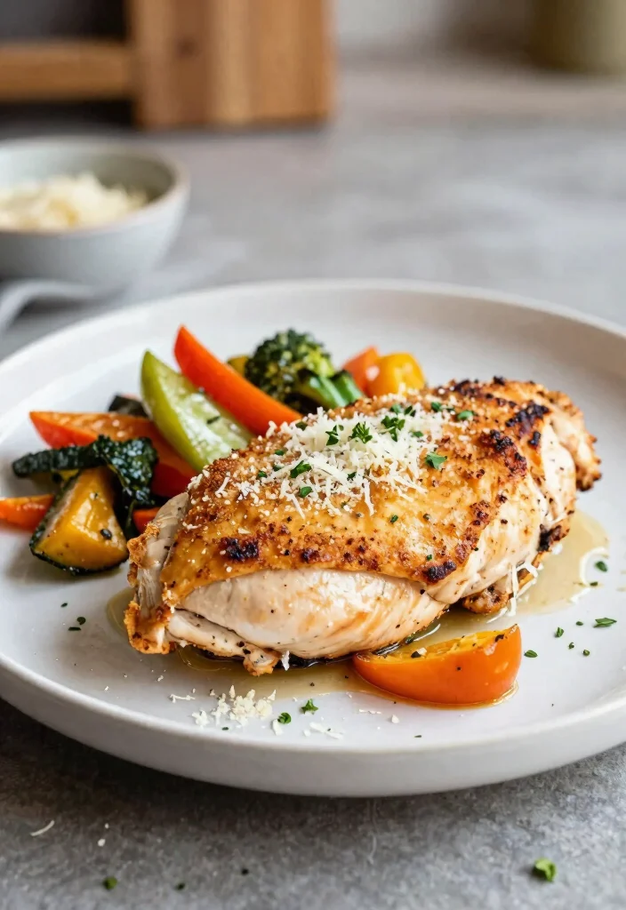 19 Low Carb Gluten Free Recipes for Dinner (Keto Approved) - 17. Parmesan Crusted Chicken 1