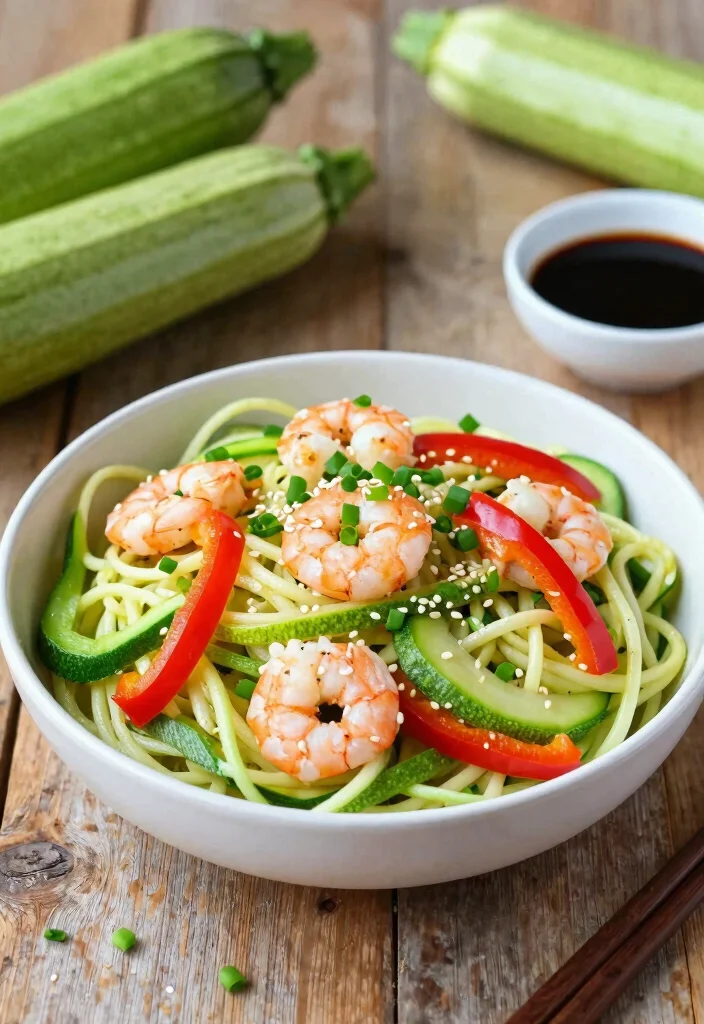 19 Low Carb Gluten Free Recipes for Dinner (Keto Approved) - 2. Zucchini Noodle Stir-Fry 1