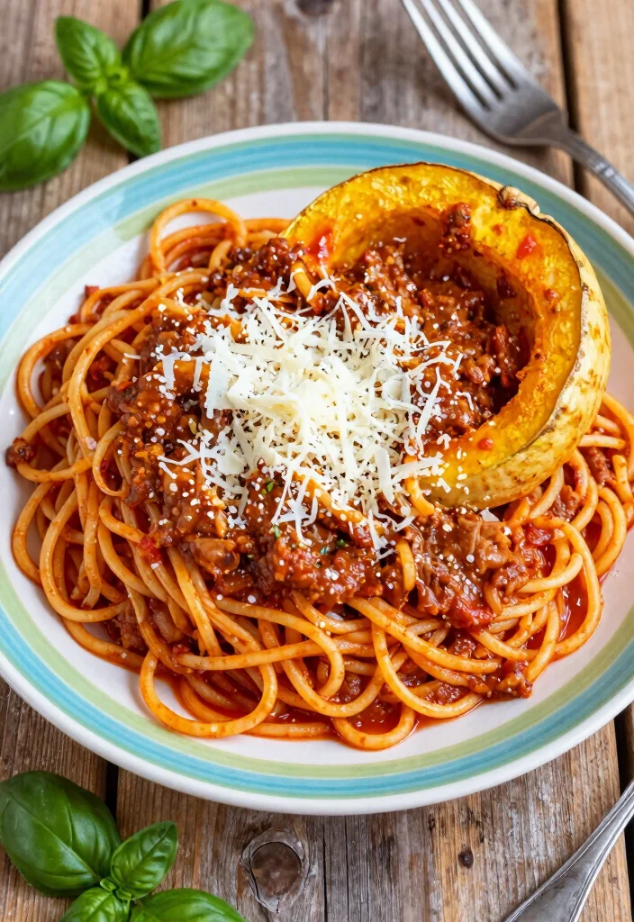 19 Low Carb Gluten Free Recipes for Dinner (Keto Approved) - 5. Spaghetti Squash Bolognese 1