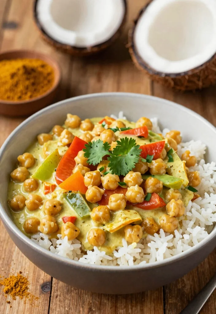 19 Simple Gluten Free Meals Ready in 30 Minutes or Less - 11. Coconut Curry Chickpeas 1