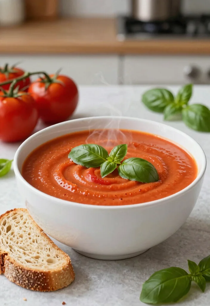 19 Simple Gluten Free Meals Ready in 30 Minutes or Less - 15. Creamy Tomato Basil Soup 1