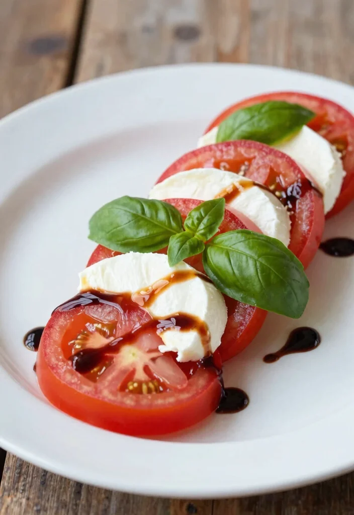 19 Simple Gluten Free Meals Ready in 30 Minutes or Less - 7. Caprese Salad with Balsamic Glaze 1