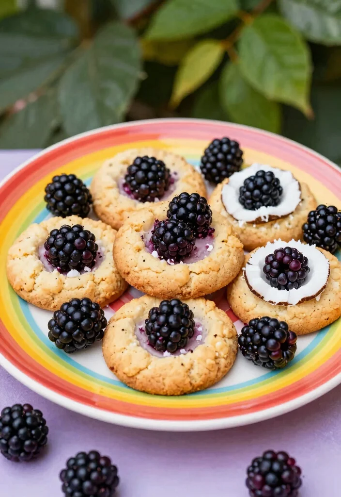 20 Gluten Free Cookie Recipes: Easy & Delicious Options - 18. Blackberry Coconut Cookies 1