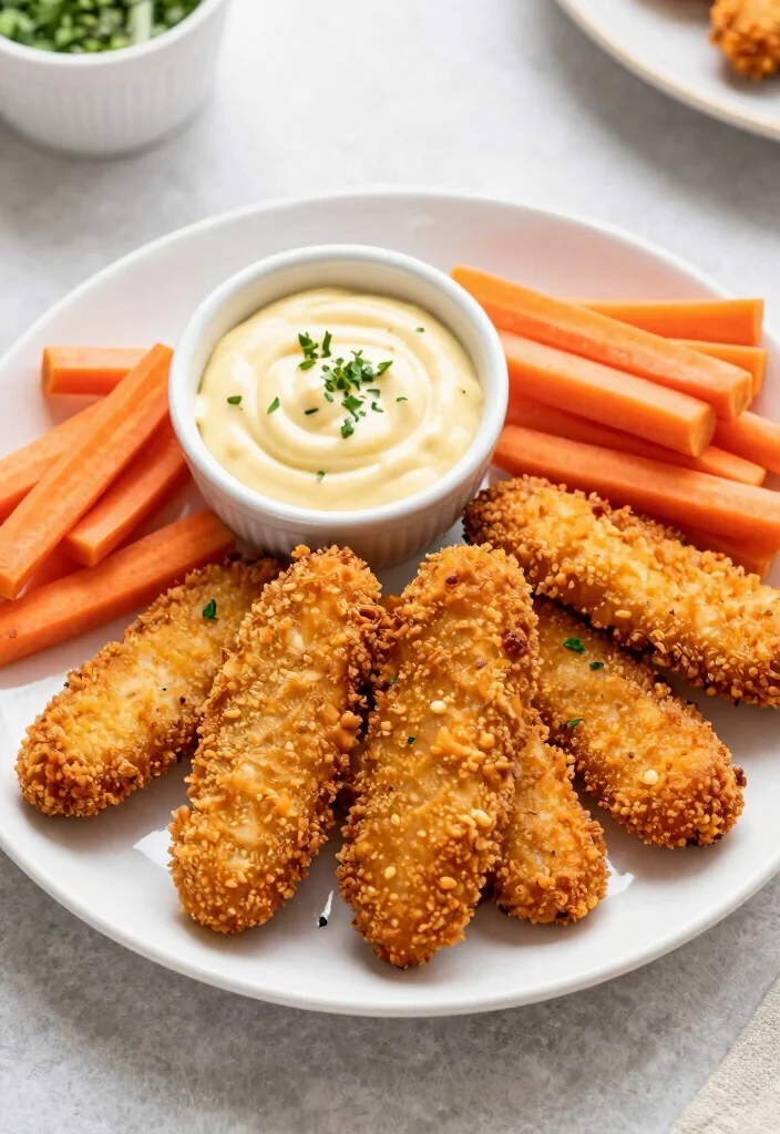 20 Gluten Free Dinner Recipes for Family That Kids Will Approve - 7. Chicken Tenders with Honey Mustard Dip 1