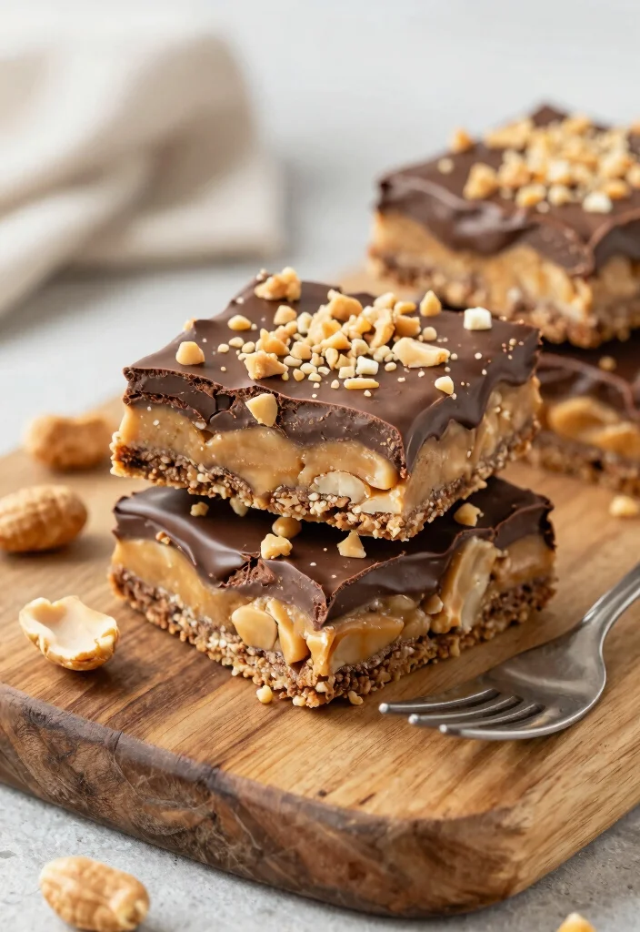 20 Gluten Free Recipes Easy Celiac Desserts (No-Fail Options) - 1. No-Bake Chocolate Peanut Butter Bars 1