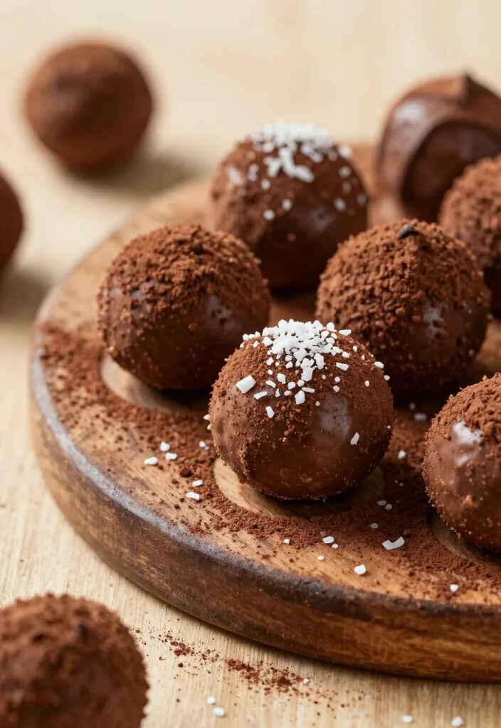 20 Gluten Free Recipes Easy Celiac Desserts (No-Fail Options) - 12. Chocolate Coconut Truffles 1