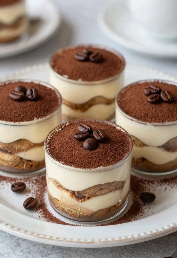20 Gluten Free Recipes Easy Celiac Desserts (No-Fail Options) - 13. No-Bake Tiramisu Cups 1