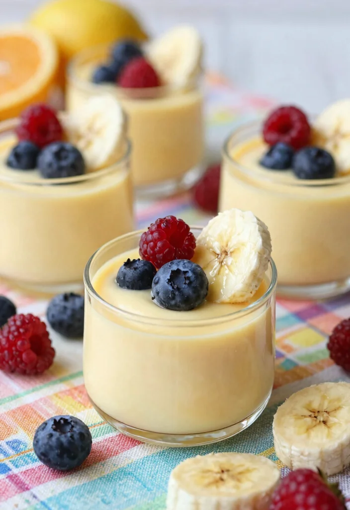 20 Gluten Free Recipes Easy Celiac Desserts (No-Fail Options) - 17. Pudding Cups with Fresh Fruit 1