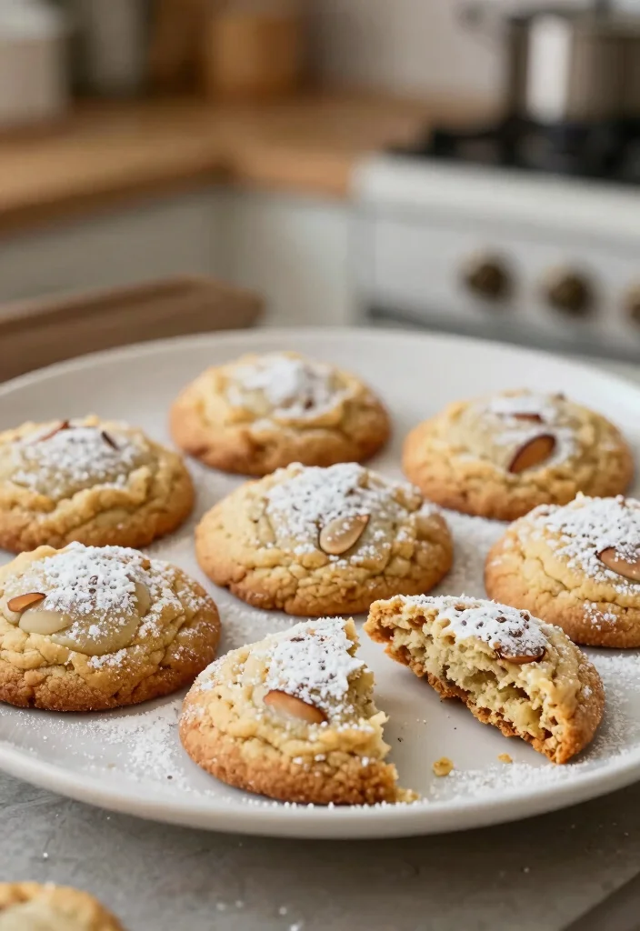 20 Gluten Free Recipes Easy Celiac Desserts (No-Fail Options) - 20. Vanilla Almond Flour Cookies 1