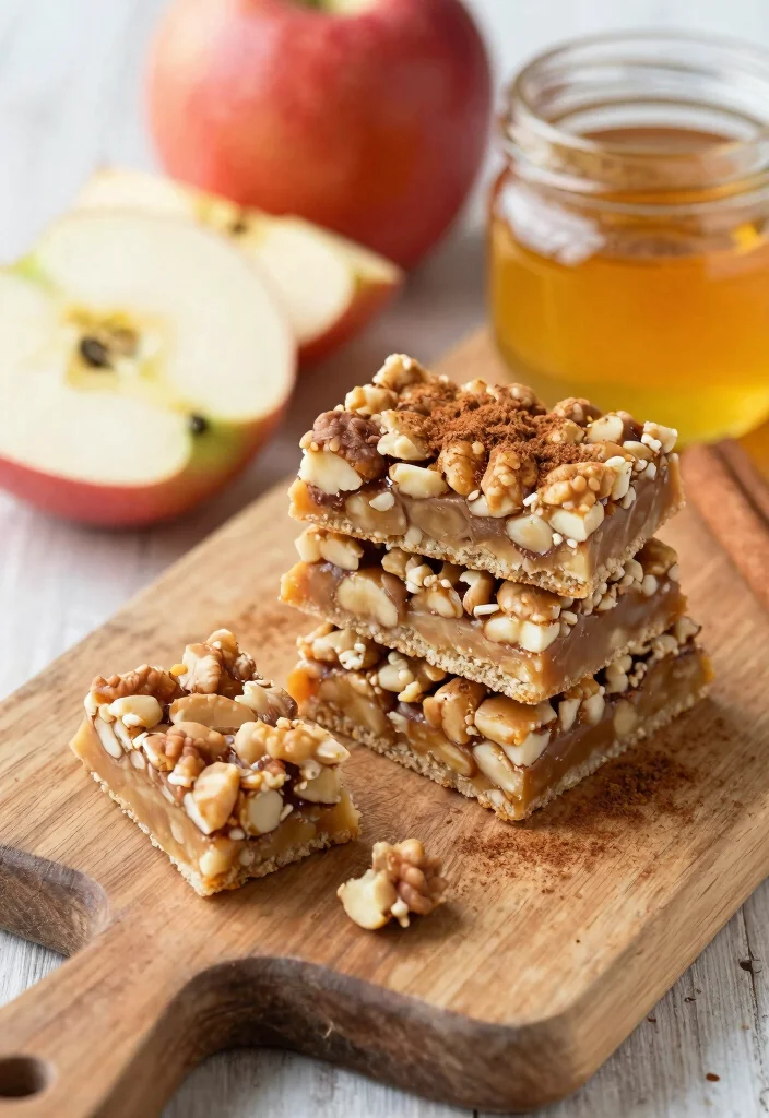 20 Gluten Free Recipes Easy Celiac Desserts (No-Fail Options) - 7. Apple Cinnamon Energy Bars 1