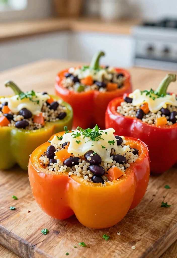 20 Gluten Free Recipes for Dinner: Healthy & Quick Solutions - 1. Quinoa and Black Bean Stuffed Peppers 1
