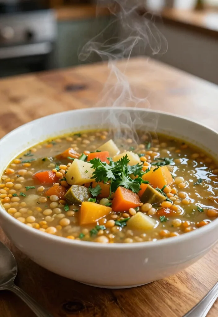 20 Gluten Free Recipes for Dinner: Healthy & Quick Solutions - 15. Vegetable Lentil Soup 1