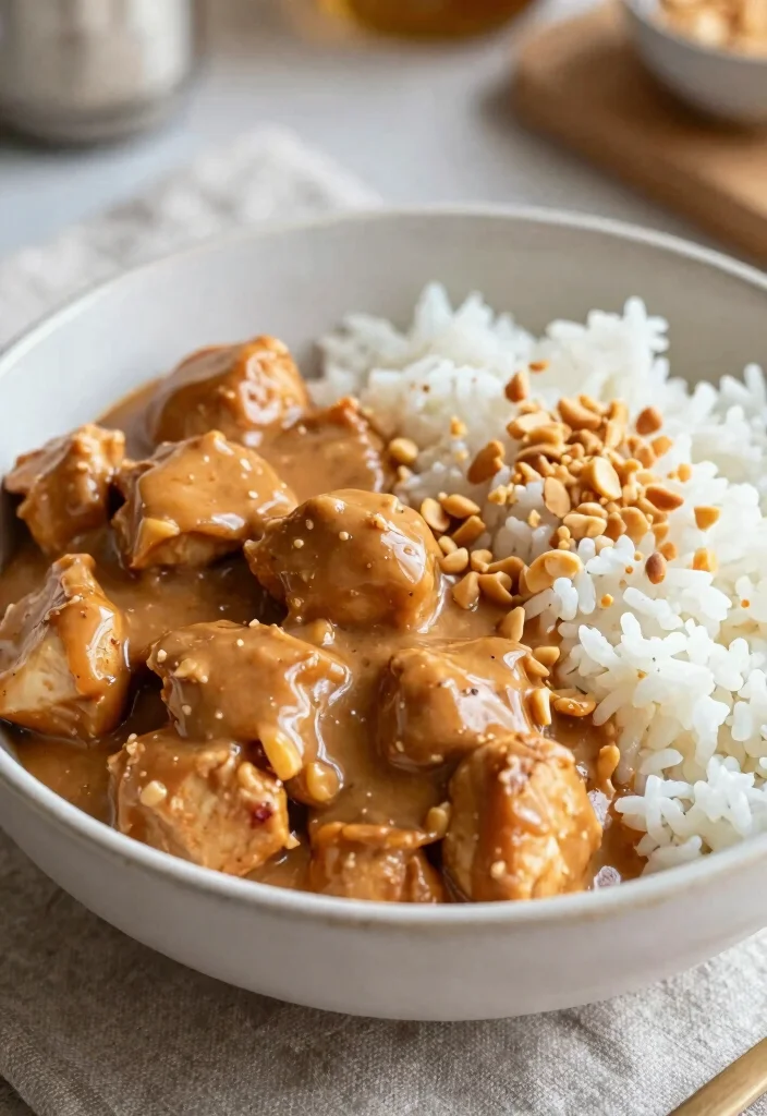 20 Gluten Free Recipes for Dinner: Healthy & Quick Solutions - 20. Peanut Butter Chicken 1