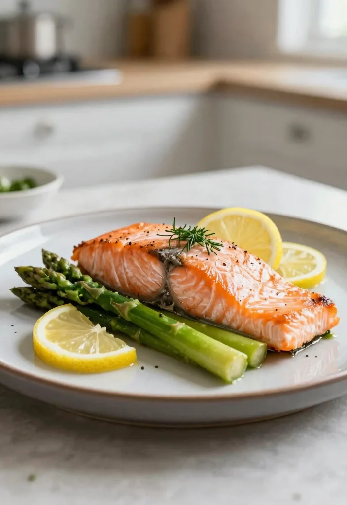 20 Gluten Free Recipes for Dinner: Healthy & Quick Solutions - 7. Baked Salmon with Asparagus 1